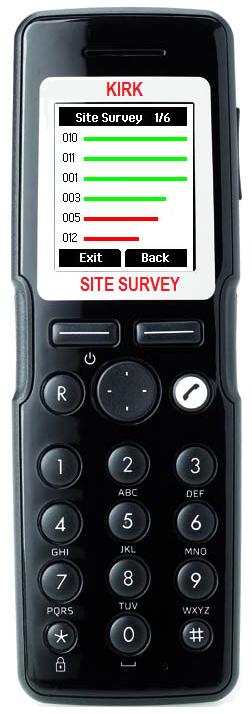 KIRK Site Survey Handset
